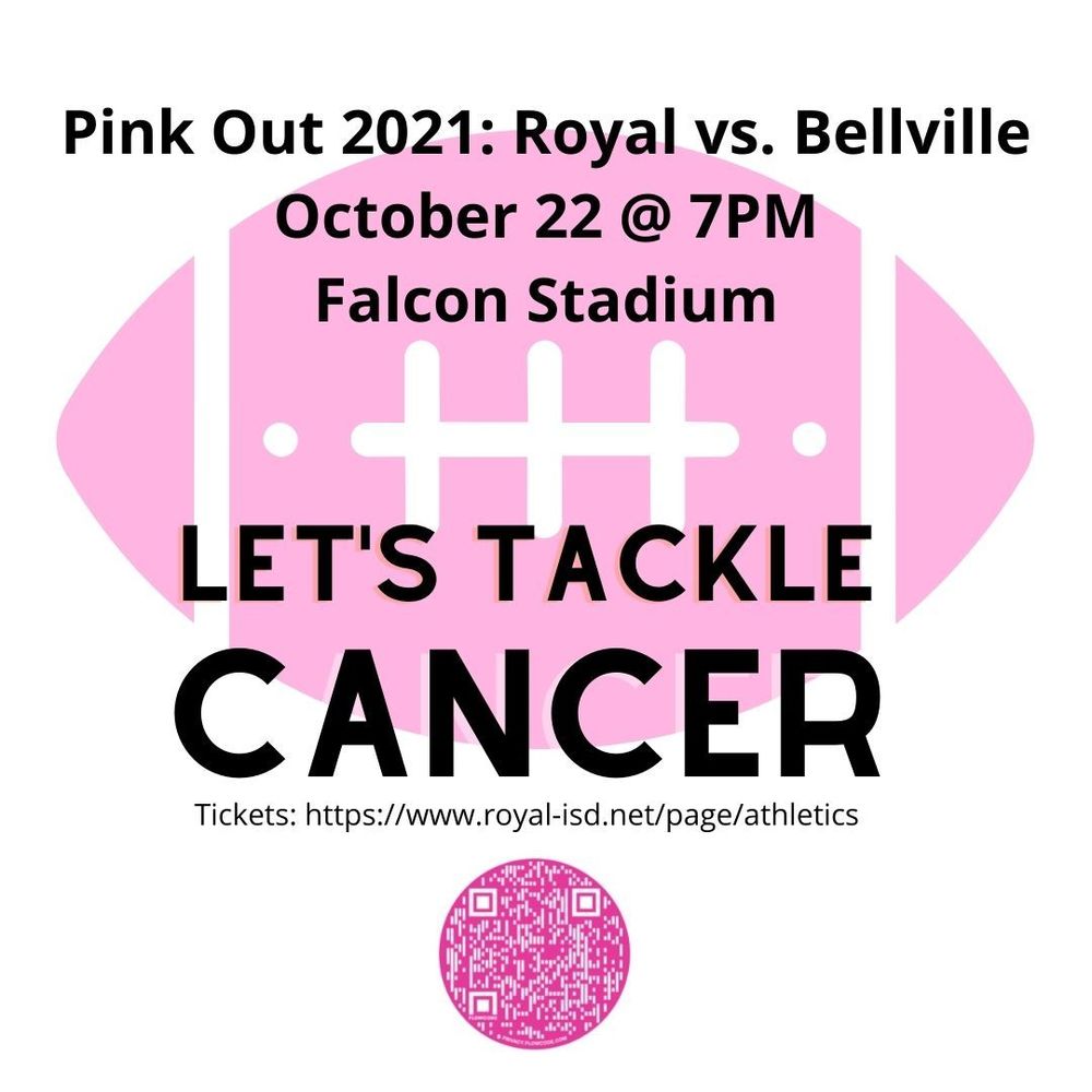Annual Pink Out Game: Friday, 10/22