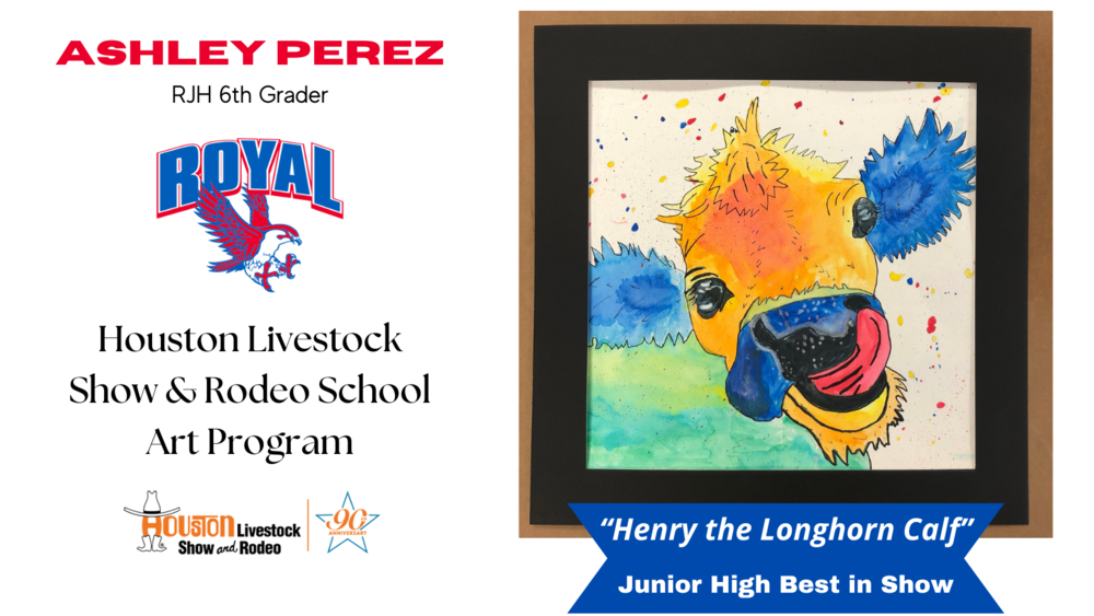 RJH 6th Grader Wins Best in Show in HLSR Art Competition