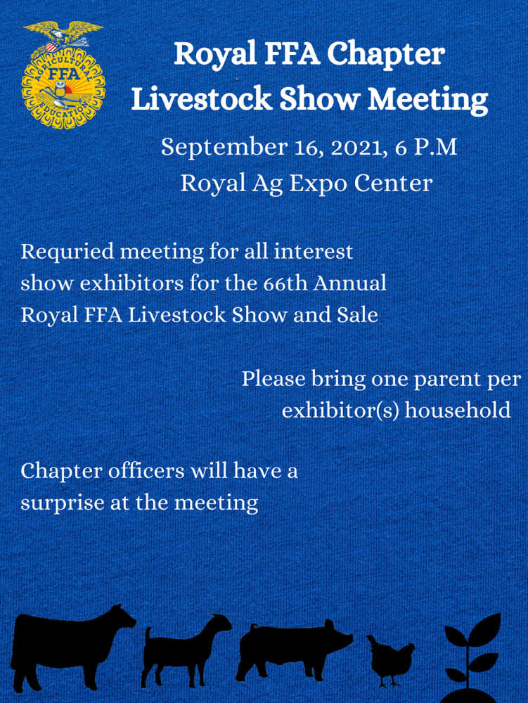 Interested in Showing at the 66th Annual Livestock Show and Sale?