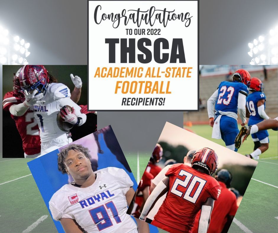 Congratulations, Falcon 2022 THSCA Academic All State Football Recipients!