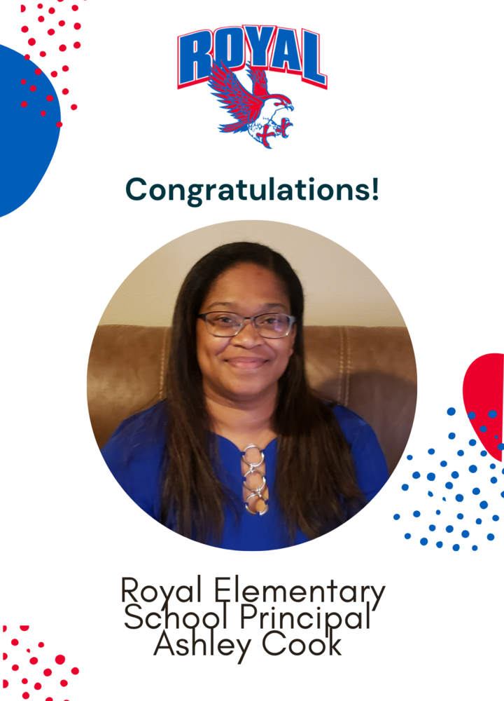 to Royal Elementary Principal Ashley Cook Royal Elementary School
