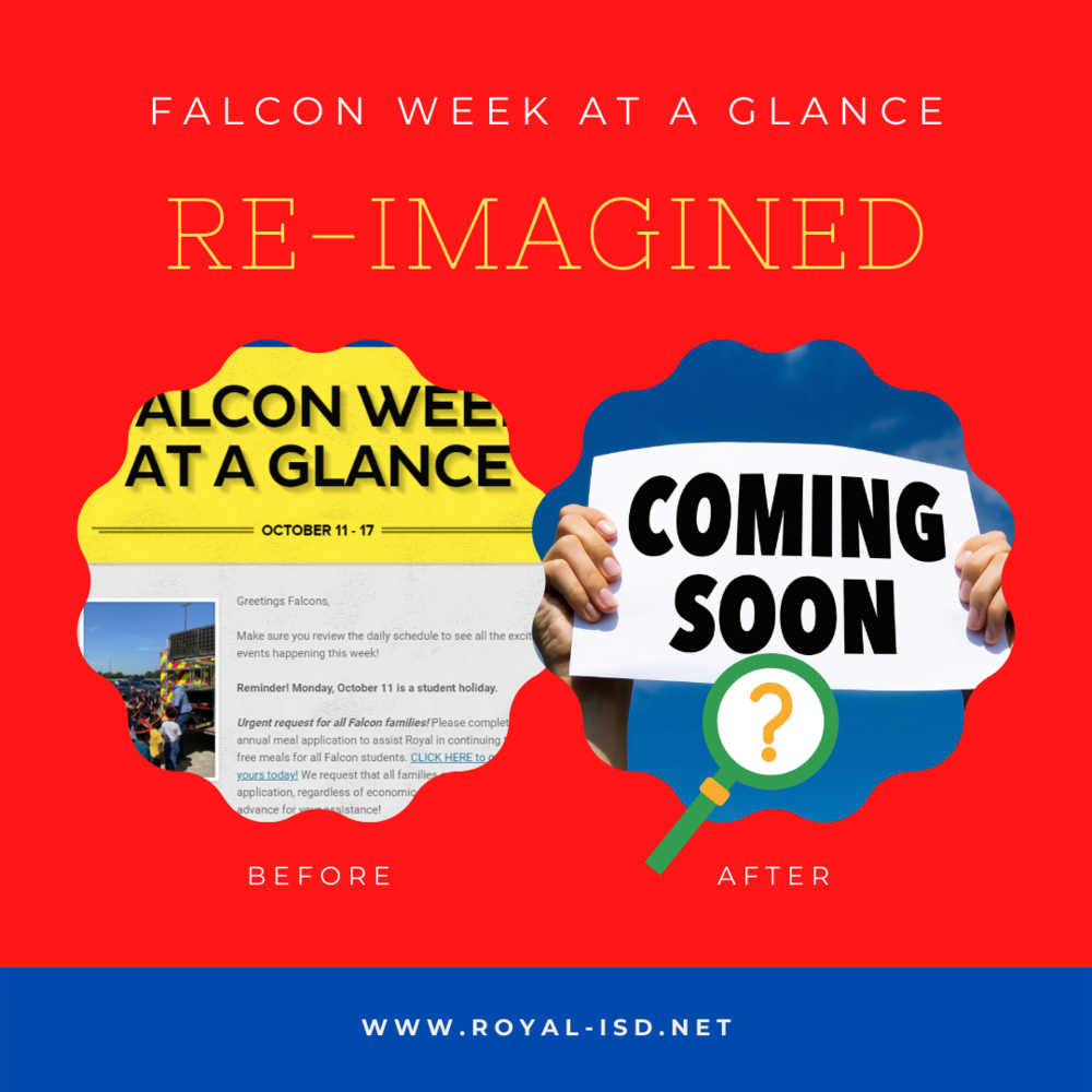 Week At A Glance Brief Hiatus Feedback Survey Royal ISD Administration