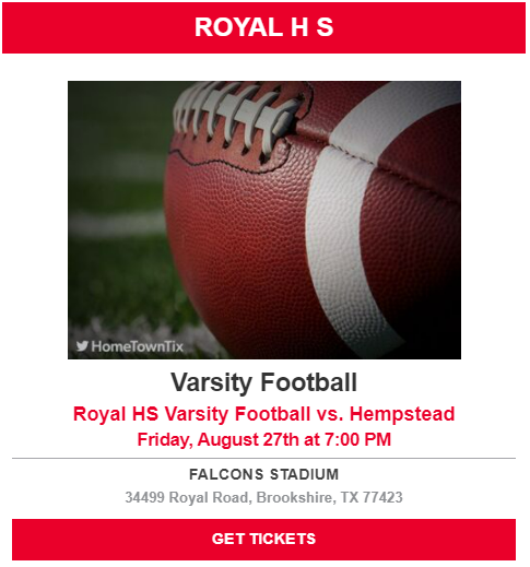 Royal HS Football