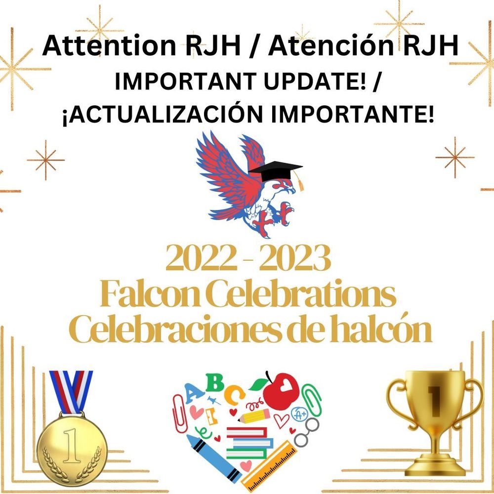 RJH End-of-Year Celebration Updates