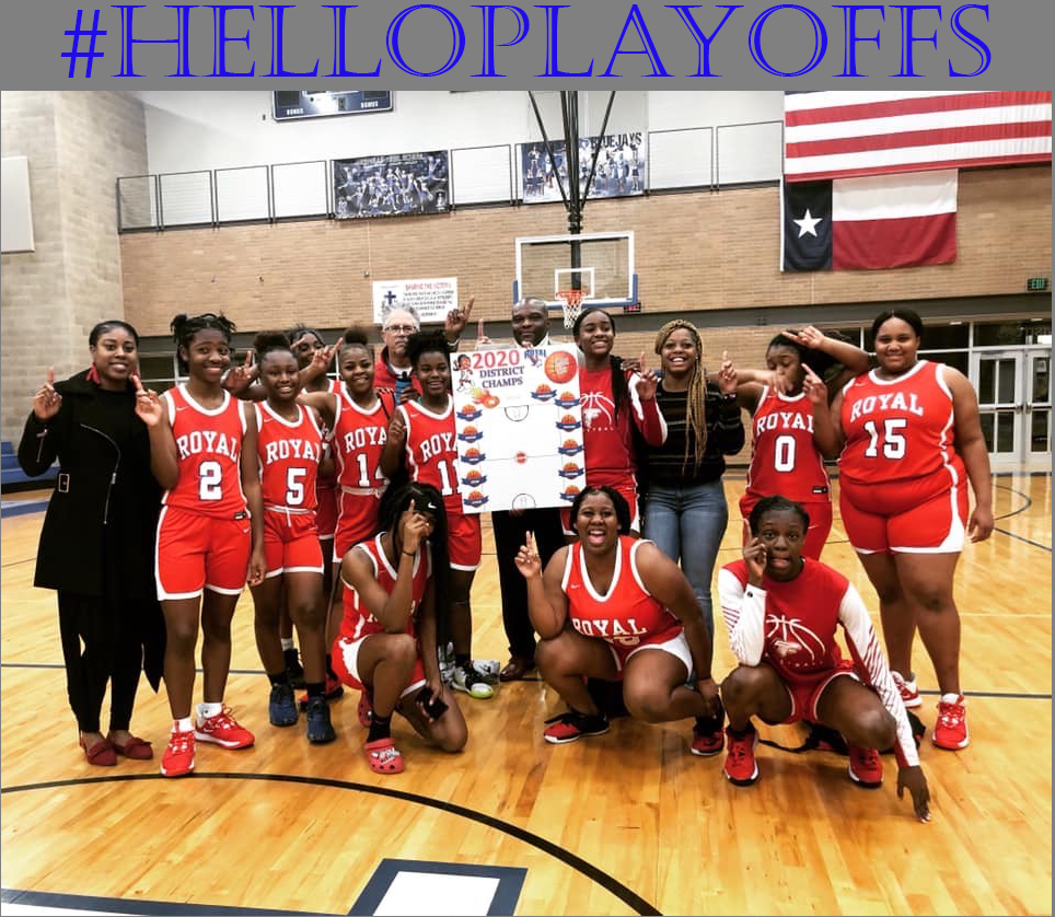 Congratulations to District Champion Royal Lady Falcons! 