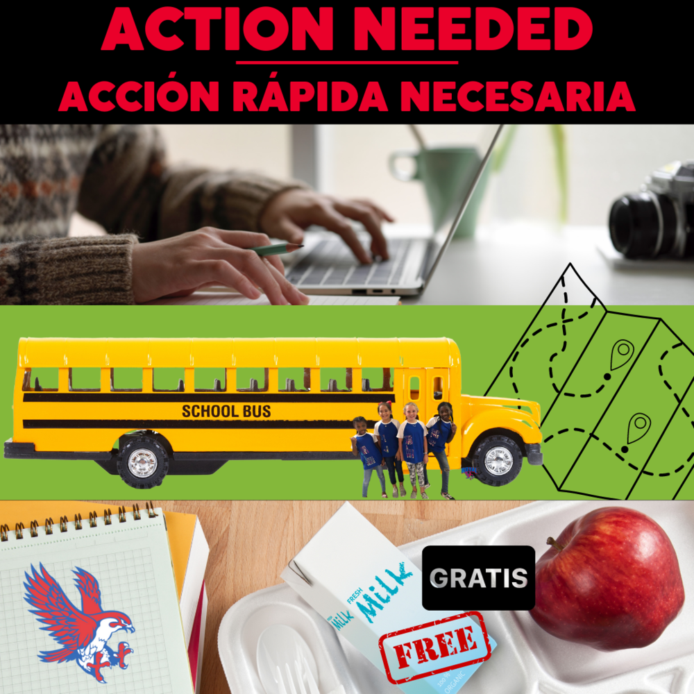 ACTION NEEDED: Annual Student Information Updates, New Bus Route Information, Student Meals Update
