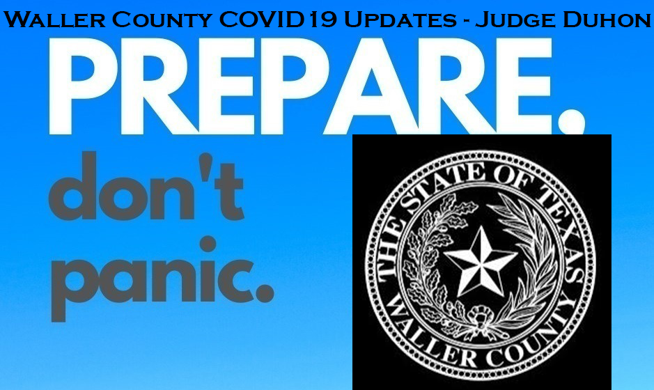3.25.2020 COVID-19 UPDATE FOR WALLER COUNTY