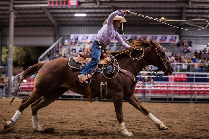 STEM Falcon Dakota Johnson to Complete at HLSR  Youth Invitational Calf Roping Contest