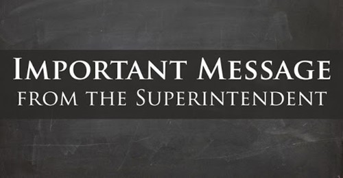4.13.2020 Community Message from the Superintendent’s Office / Mensaje para la comunidad de la oficina del superintendente