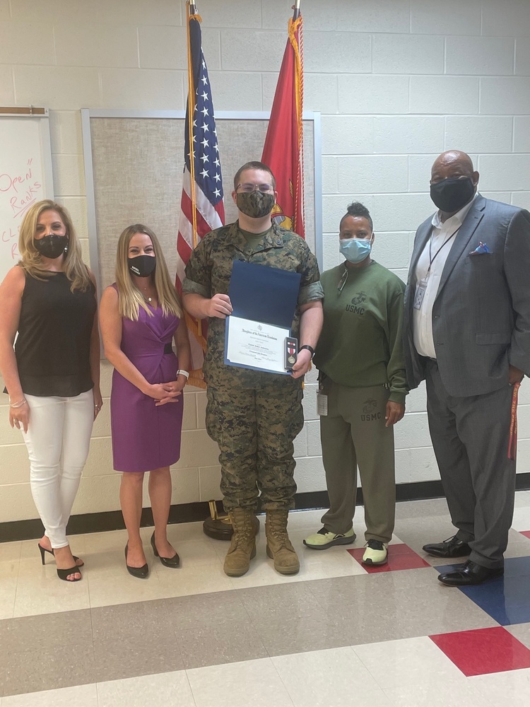 Falcon ROTC Cadet Receives Award from Daughters of the American Revolution