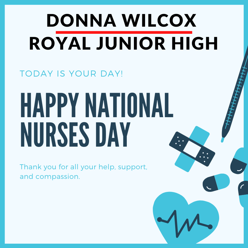 Celebrating Donna Wilcox, Junior High School Nurse​