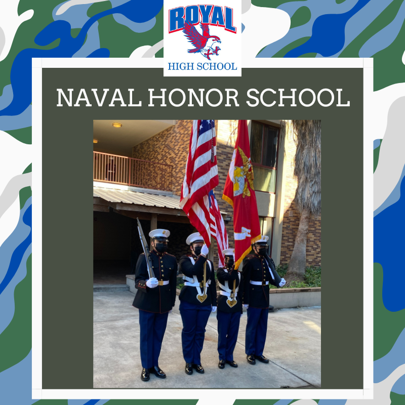 Royal High MCJROTC Designated as a Naval Honor School