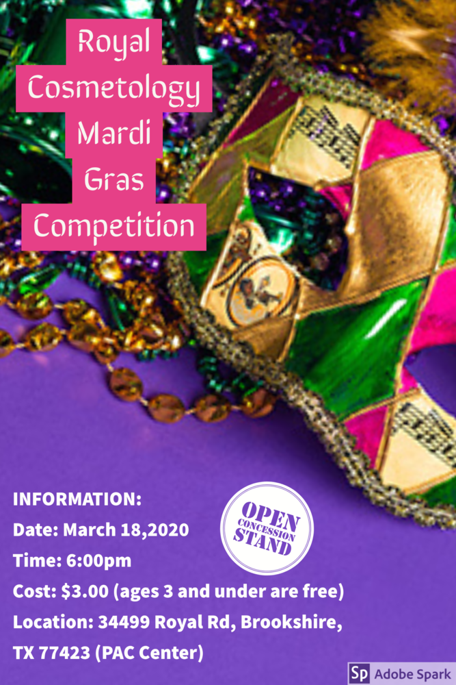 Royal Cosmetology Mardi Gras Competition
