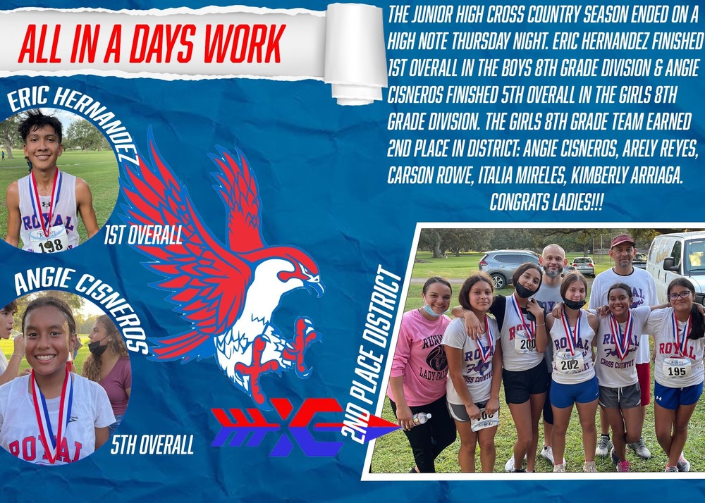 Shout Out to our RJH Cross Country Superstars!