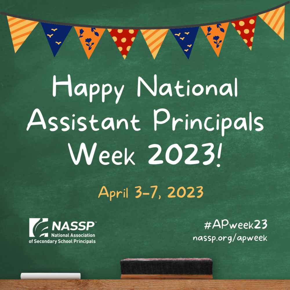 It's National Assistant Principals Week! 