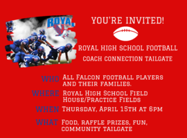 You're Invited: RHS Football Coach Connection Tailgate