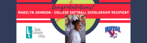 Congratulations to Maddie Johnson, Softball Super Star!