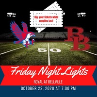 Friday Night Lights at Bellville on 10/23/2020! Buy Your Tickets Today! 
