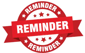 Important Chromebook Reminders