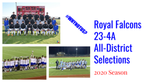 RHS Men's Soccer All-District Honors Recipients