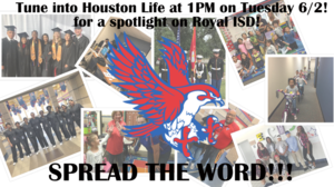 Join us at 1pm to watch a spotlight on Royal ISD!