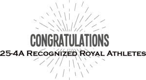 Royal Athletes Recognized by District 25-4A