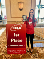 RISD's LeAnn Hillsmann Wins First Place at FCCLA Nationals!