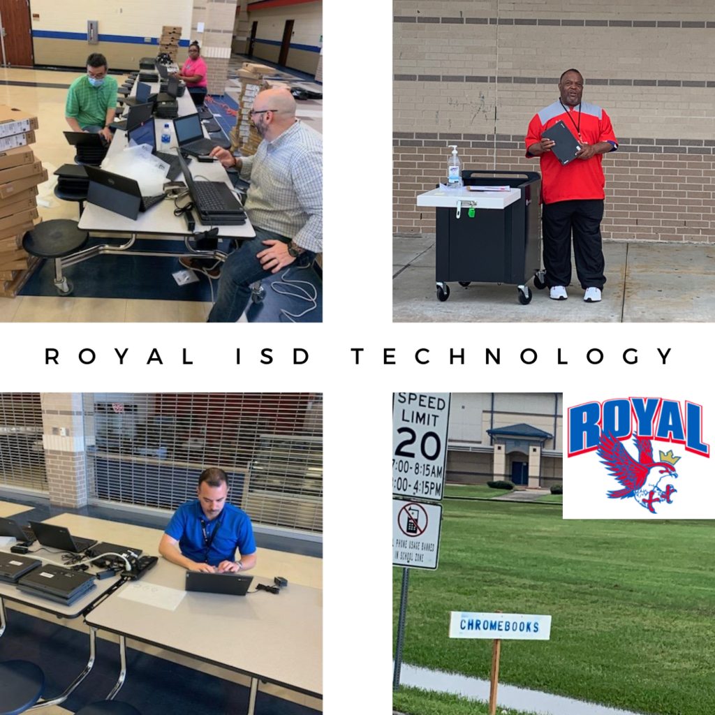 Before COVID-19, Royal was 75% one-to-one technology, meaning that RISD had supplied 75% of Falcons with a device for learning purposes. This allowed RISD to quickly bring that number to 100%. Thank you to our superhero Technology Team for helping our Falcons soar every day! 