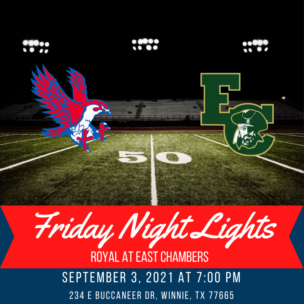 Come support our Falcon athletes tonight! Varsity football at East Chambers, 7PM (East Chambers Buccaneers Stadium, 234 E Buccaneer Dr, Winnie, TX 77665). Volleyball at Somerville High School, 4:30/JV 6:00 (570 8th St, Somerville, TX 77879)! Let's go, Falcons!