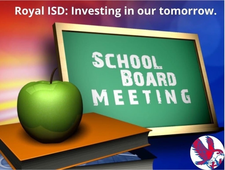 REMINDER! School board meeting tonight at 6:30 at the RHS Performing Arts Center. Visit https://meetings.boardbook.org/Public/Organization/2229 for meeting information and for information on signing up for the Public Comments portion of the meeting.