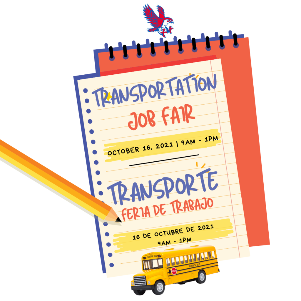 RISD is in need of bus drivers and transportation center employees! Join us from 9AM-1PM on Saturday, October 16 at the Royal Transportation Center for a job fair!