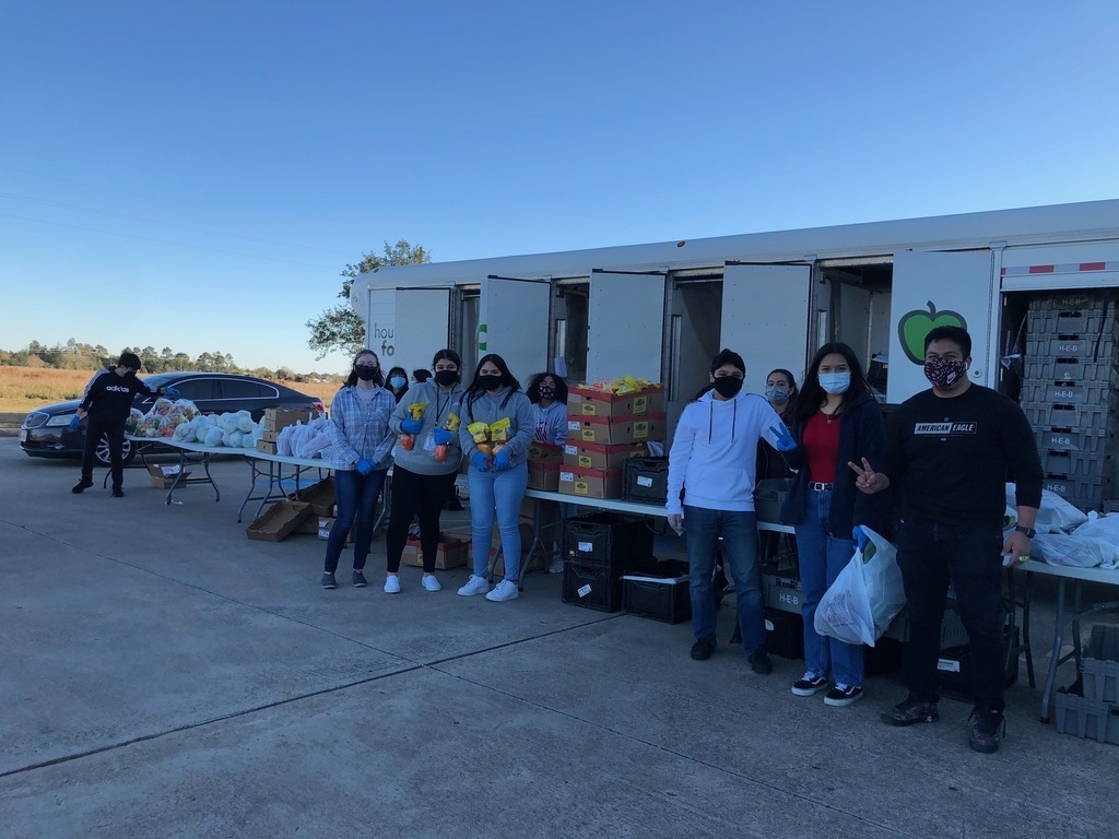 Reminder! Houston Food Bank will have a drive-thru food distribution from 4-7pm today at the Royal High School PAC entrance!
