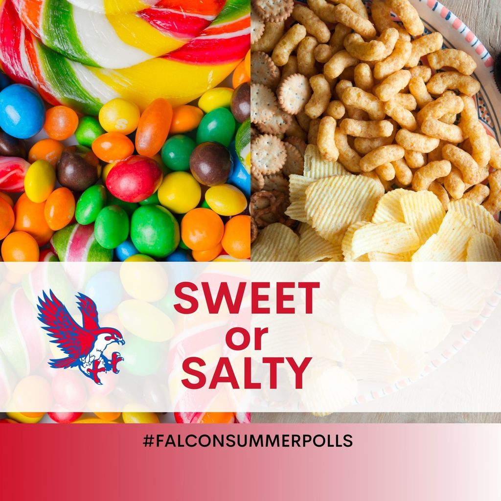 Falcon Summer Poll - Week 9! Sweet or salty? #falconsummerpolls