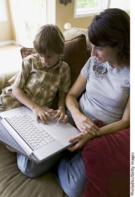 Supervise and discuss your child's online activities