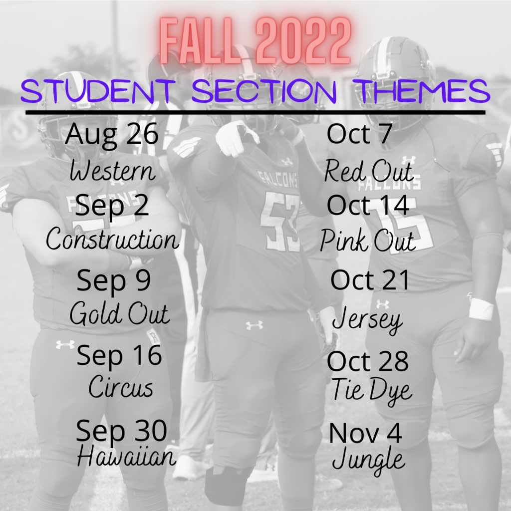 Student Section Themes