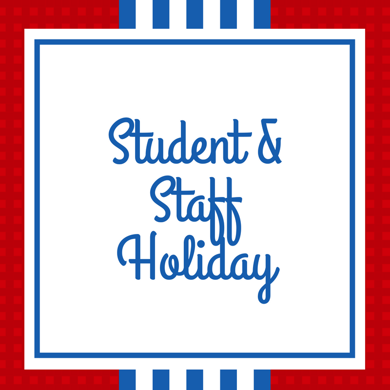 REMINDER! Friday, September 30 is a student and staff holiday. Enjoy your long weekend! 