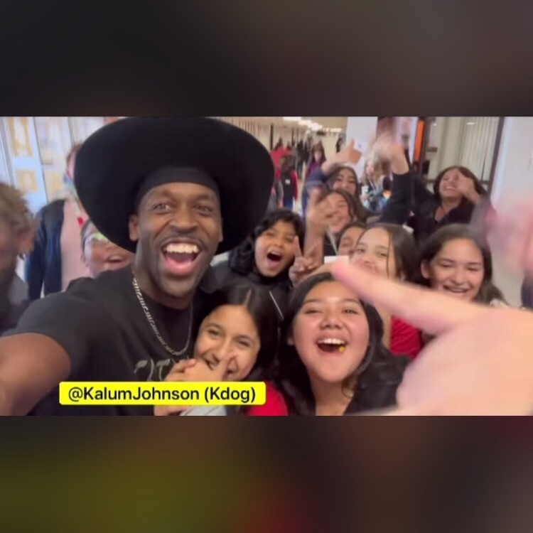 Thanks to @kalumjohnson for visiting our RJH Falcons yesterday! https://youtu.be/UXsCAcAGrCY