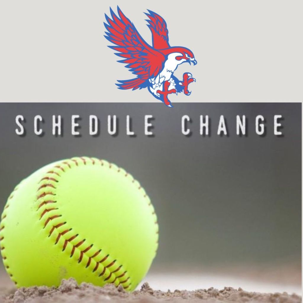 Softball Schedule Update: Varsity will play first at 9:00 am and JV will play (weather permitting) at 10:30 am at the 1/28 softball scrimmage vs. Elsik @ Royal. Any additional updates will be announced by Friday afternoon. Updated schedule: https://5il.co/1fmzm