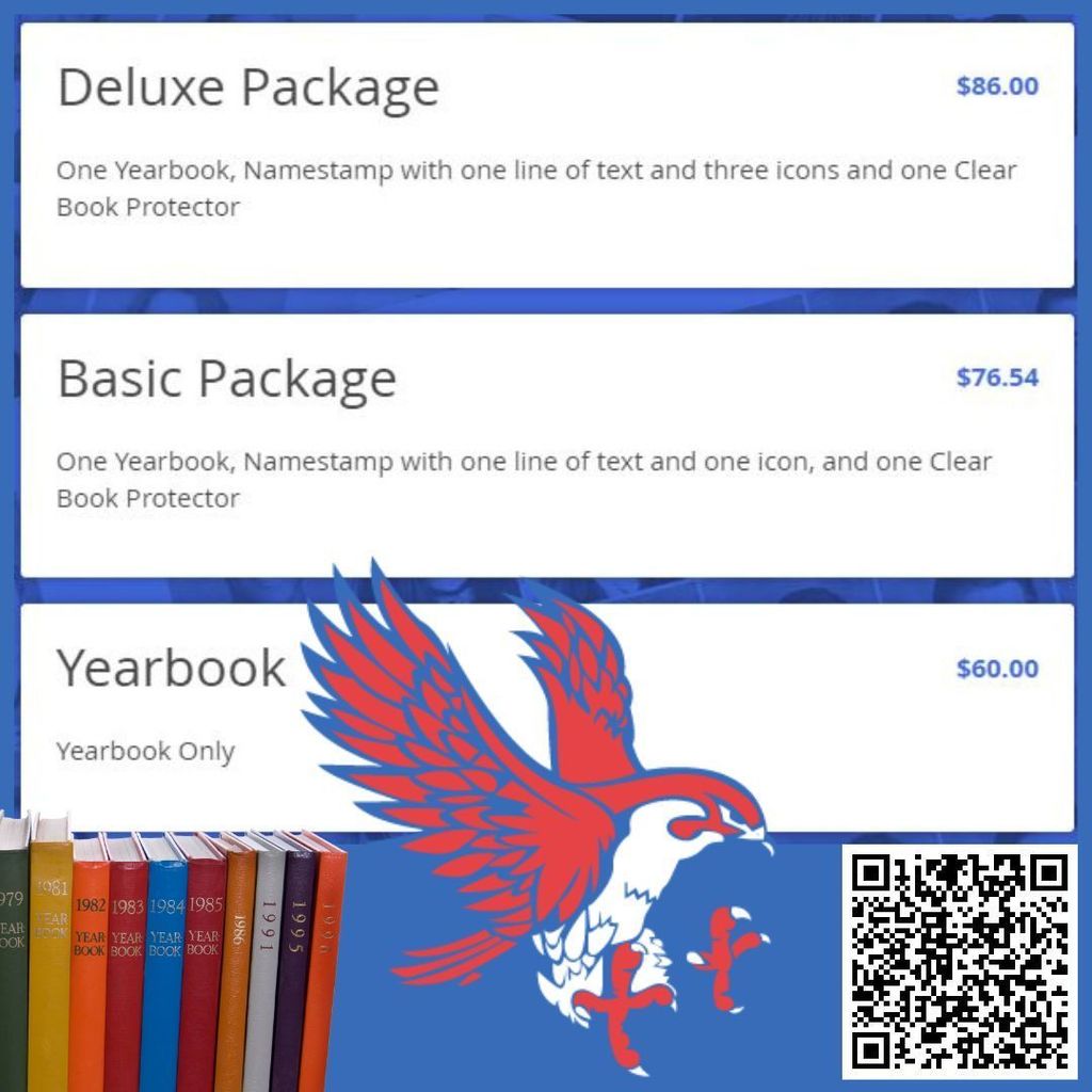 Order your yearbook today! Scan the QR code or visit https://bit.ly/40aAtrh to place your order! 