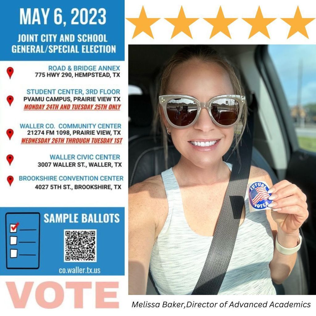 Four more hours left to vote! Visit www.royal-isd.net for voting locations and to get the facts about Royal Bond 2023. 