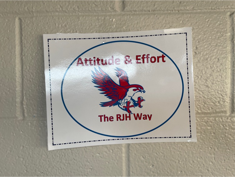 Attitude & effort: The RJH Way! Welcome back, RJH Falcons!  #WeAreRoyal #InvestingInOurTomorrow #AttitudeEffort @IHeartCKH 