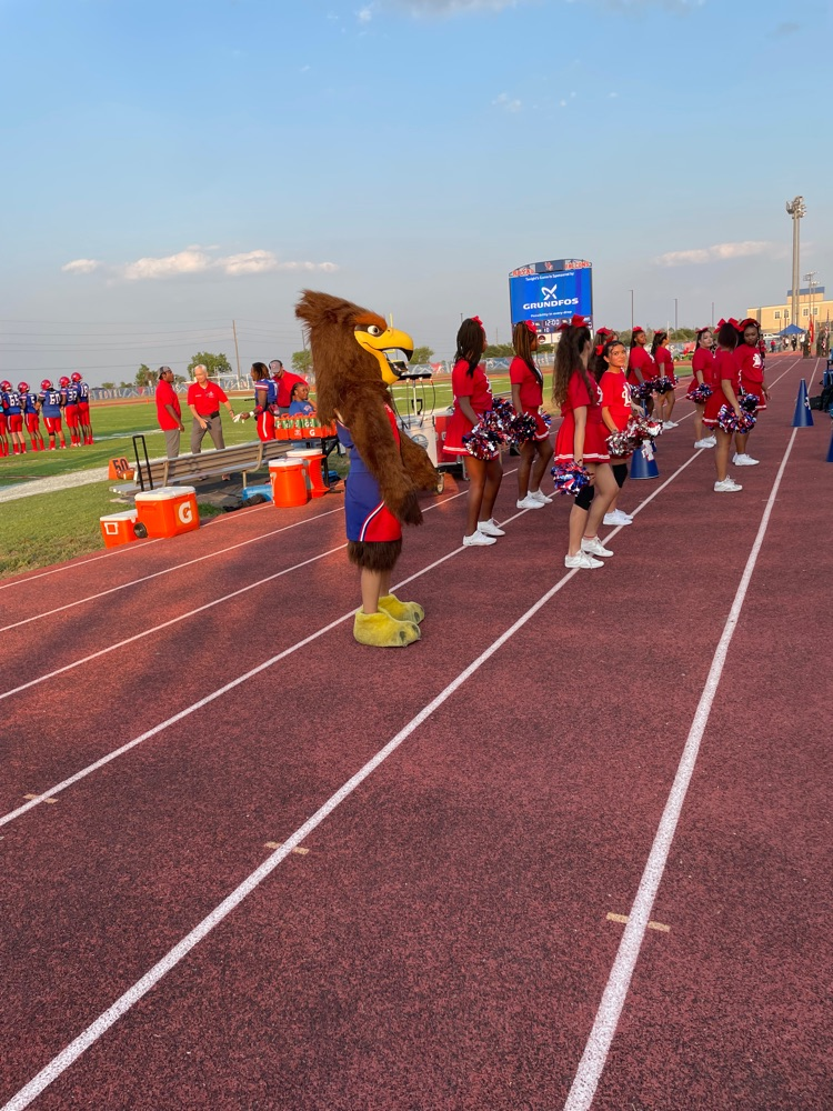 Huge thank you to tonight's scoreboard spotlight partner Grundfos for their support of Royal ISD! Let's go, Falcons! Royal is in the lead 14-0, 10 minutes left in the 2nd. #WeAreRoyal