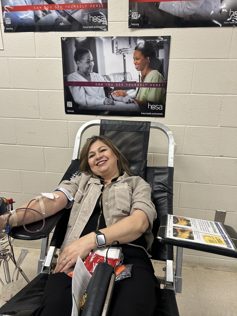 Ileana Wheeler donating blood