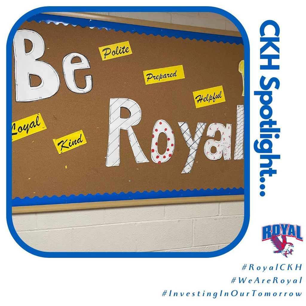 Great example of CKH reminders at Royal Junior High! @IHeartCKH #WeAreRoyal #AttitudeAndEffort