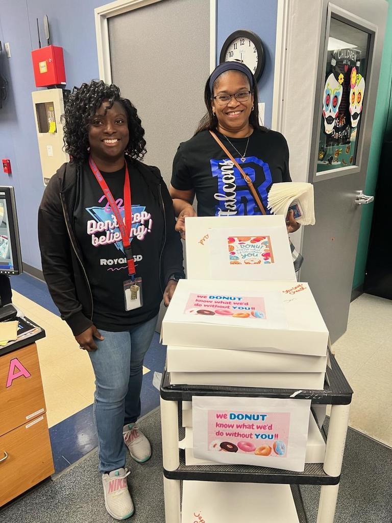 Principal Cook and Assistant Principal Riggins