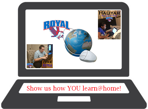 How do YOU learn@home? Share your pictures by emailing them to falcons@royal-isd.net! 