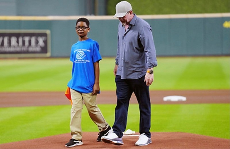 Royal Student Delivers Game Ball in World Series Game One